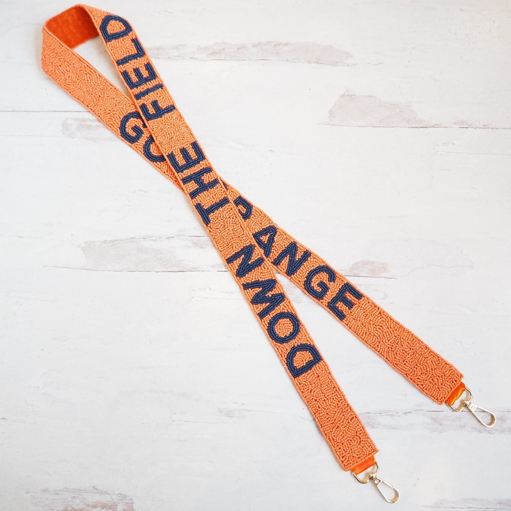 Beaded Collegiate Syracuse Down the Field Go Big Orange